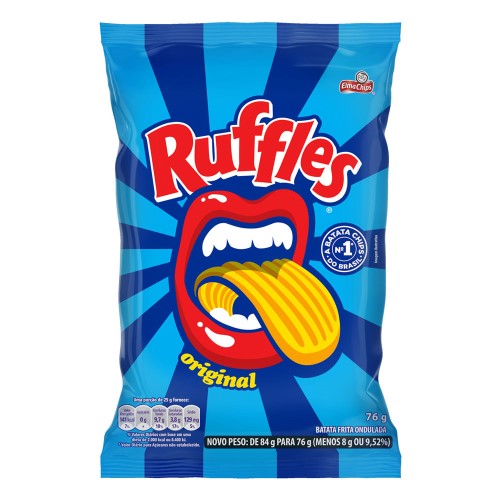 Batata Ruffles Elma Chips Sabor Original 76g