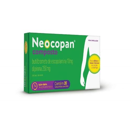 Neocopan 10mg + 250mg 20 Comprimidos Revestidos