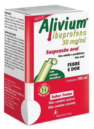 Alivium Infantil suspensão 30mg com 100ml