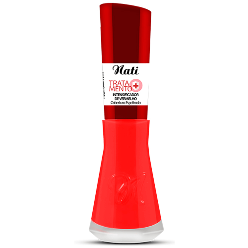 Esmalte De Tratamento Nati Intensificador De Vermelho