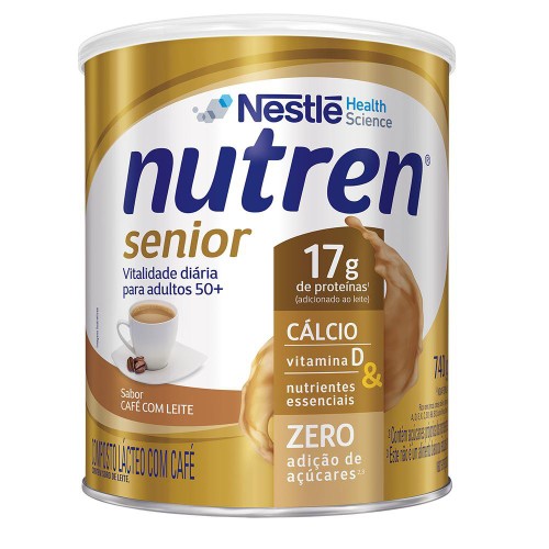 Suplemento Alimentar Nutren Senior Café Com Leite 740g