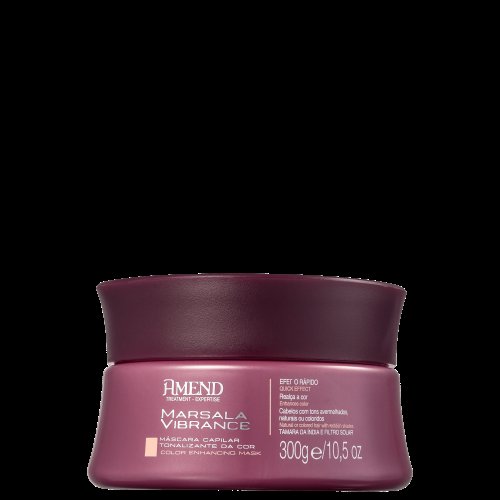 Máscara Capilar Amend Expertise Marsala Vibrance com 300g