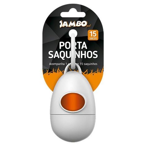 Jambo Porta Saquinhos Cata Caca - Branco C/ 1 Rolo