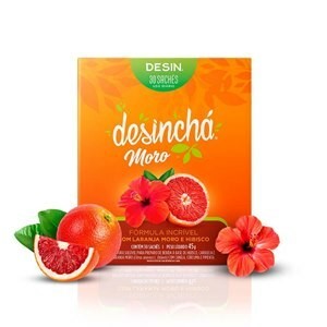 Chá Desinchá Moro Laranja Moro e Hibisco 30 Sachês