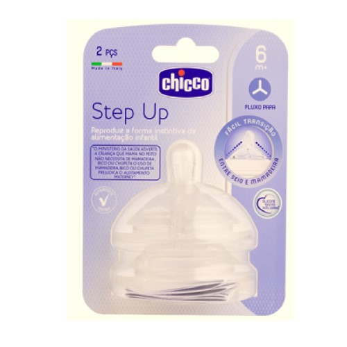 Bico Chicco Step Up +6 Meses 2 Unidades