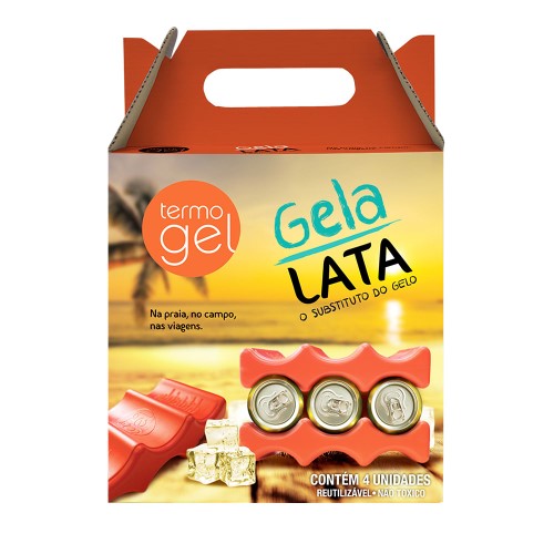 Gela Lata Termogel Kit - 4 Unidades