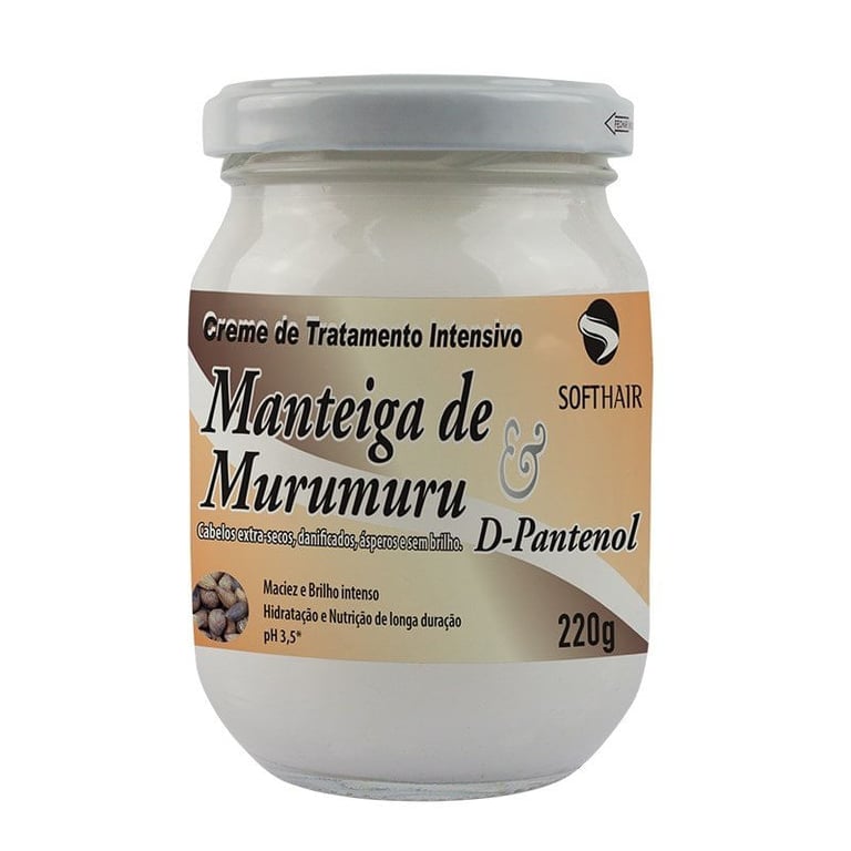 Manteiga Murumuru e D-Pantenol - Creme de Tratamento Intensivo 220g