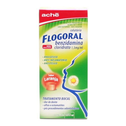 Flogoral Colutório Sabor Laranja 250ml