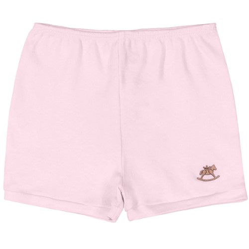 Short para bebê em suedine Rosa - Up Baby 