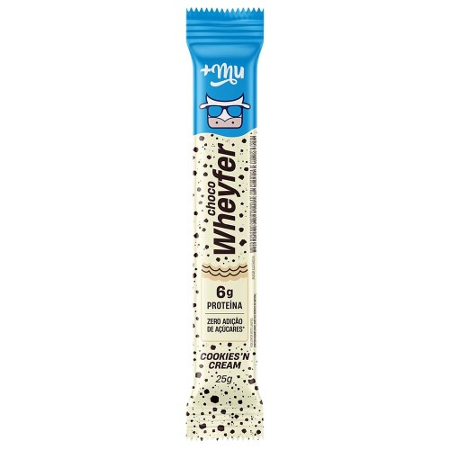 Whafer +Mu ChocoWheyfer Cookies’n Cream 25g