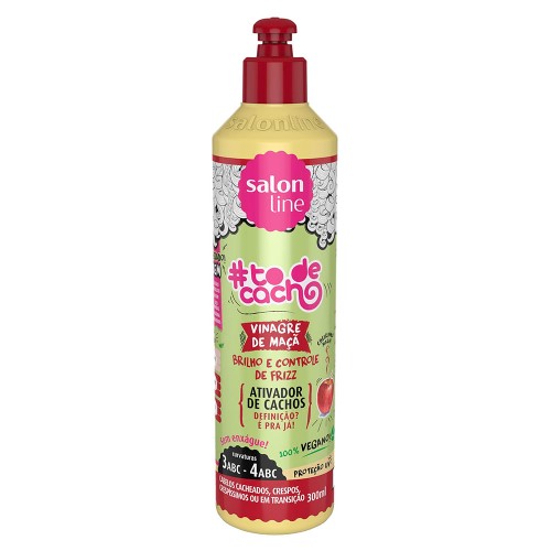 Ativador de Cachos Salon Line #To de Cacho Vinagre de Maçã com 300ml