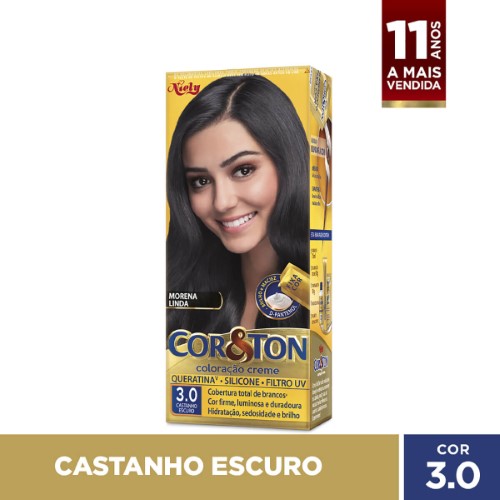 Tintura Cor&Ton Niely 3.0 Castanho Escuro