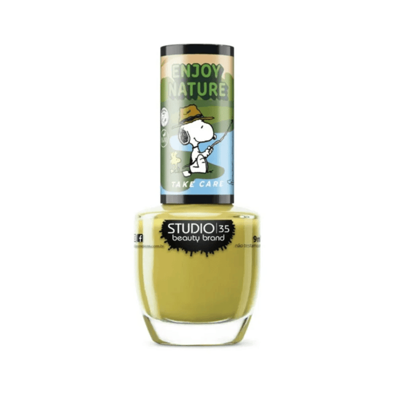 Esmalte Studio 35 Coleção Snoopy #SNOOPYENJOYNATURE  9ml