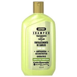 Shampoo Gota Dourada Fortalecimento de Cabelos Antiqueda 430ml