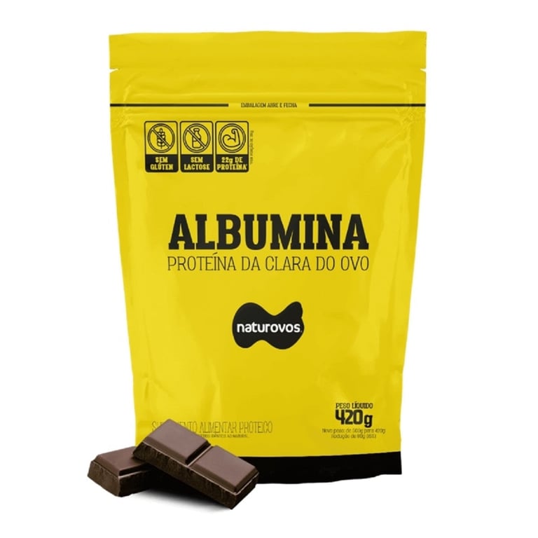 Albumina Naturovos Chocolate 420g