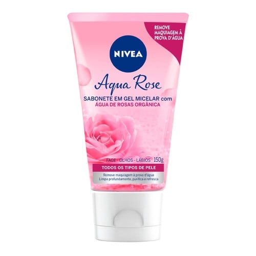 Sabonete Gel Facial Nivea Micellair Água de Rosas 150ml