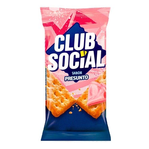 Biscoito Club Social Presunto 141g