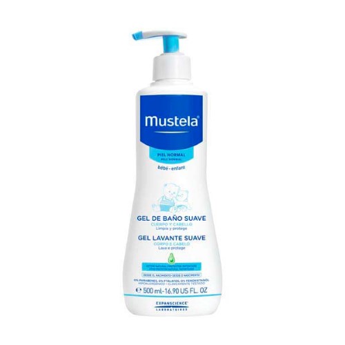 Gel Lavante Suave Mustela Bebê com Abacate Orgânico 500ml