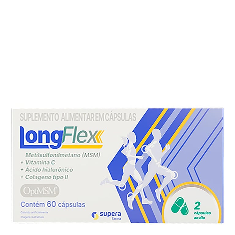 Suplemento Alimentar LongFlex Supera 60 Cápsulas