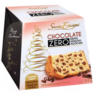 Panettone Santa Edwiges Chocolate Zero Adição De Açúcar 400g