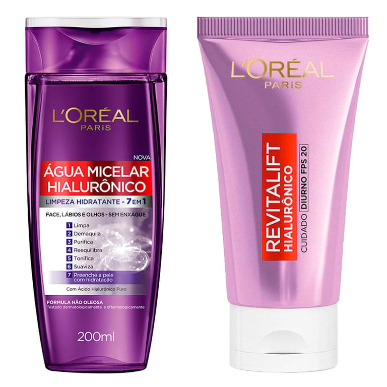 L`oréal Paris Revitalift Hialurônico Kit - Creme Diurno + Creme Facial Anti-idade