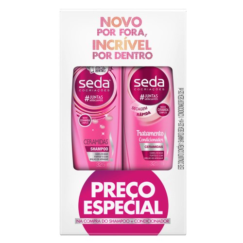 Shampoo + Condicionador Seda Ceramidas 325ml