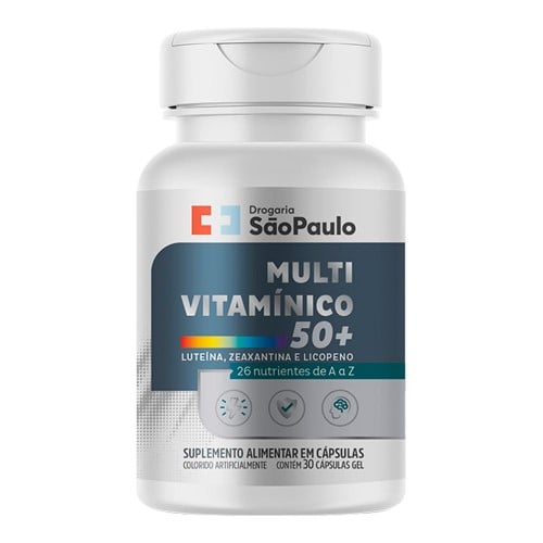 Multivitamínico 50+ Drogaria São Paulo 30 Comprimidos