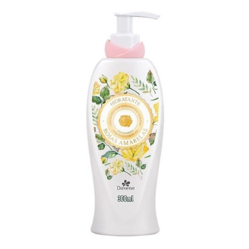 Loção Desodorante Rosa Amarelas 300Ml - Davene