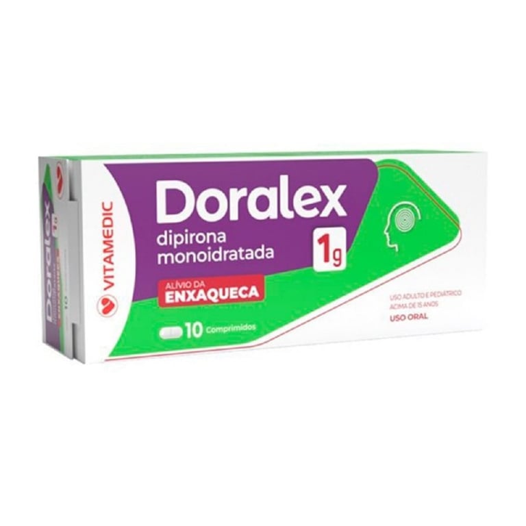 Doralex 1g, caixa com 10 comprimidos