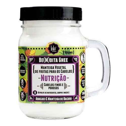 Máscara De Tratamento Lola Bemdita Ghee Nutrição Abacaxi E Manteiga De Bacuri 350g