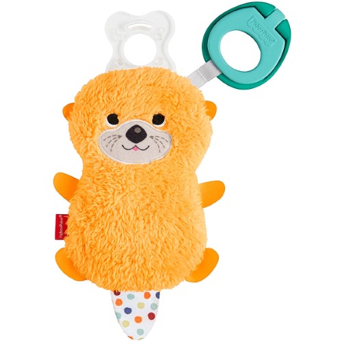 Clip Porta-chupeta Animais Sensoriais Lontra (0m+) - Fisher Price