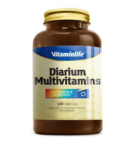 Suplemento Vitamínico Vitaminlife Diarium Multivitamins 120 Cápsulas