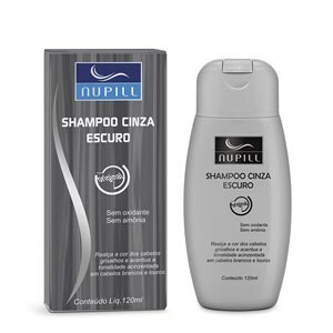 Shampoo Nupill Cinza Escuro Matizador 120ml