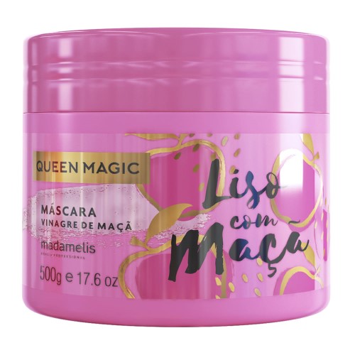 Madamelis Queen Magic Liso com Maçã - Máscara Capilar