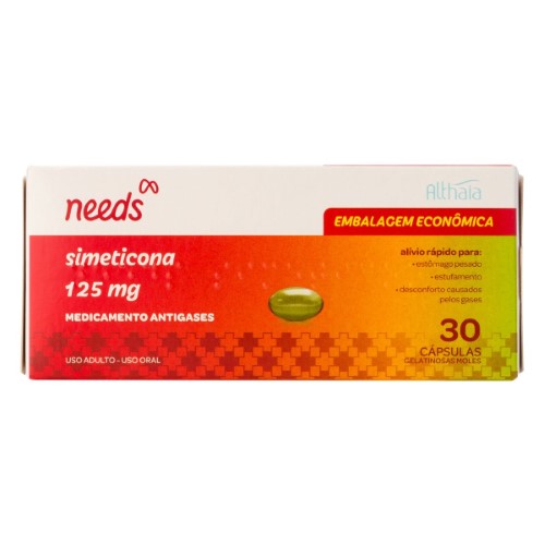 Needs Simeticona 125mg 30 Cápsulas