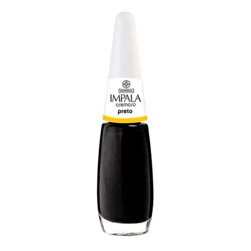 Esmalte Impala Cremosa Preto 7,5Ml - Impala