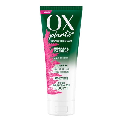 Super Condicionador Ox Plants Hidrata & Dá Brilho com 200ml