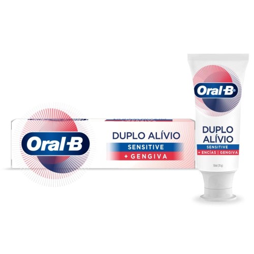 Creme Dental Oral-B Duplo Alívio Sensibilidade E Gengiva 70g