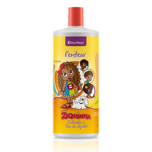 Creme De Pentear Beleza Natural Infantil Turma Da Ziquinha 1l