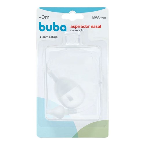 Aspirador Nasal de Sucção Buba +0m Com Estojo 1 Unidade