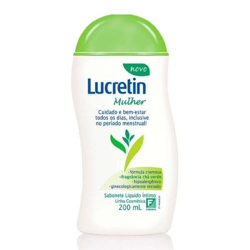 Sabonete Líquido Lucretin Mulher Chá Verde 200ml