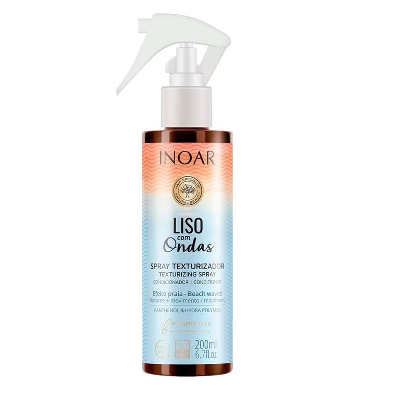 Spray Texturizador Inoar Liso Com Ondas 200ml