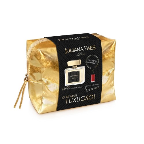 Perfume KIT Deluxe Juliana Paes Feminino - Eau de Toilette 100ml + Esmalte + Nécessaire