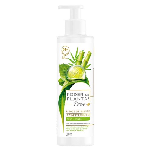 Condicionador Dove Poder Das Plantas Força + Bambu 300ml