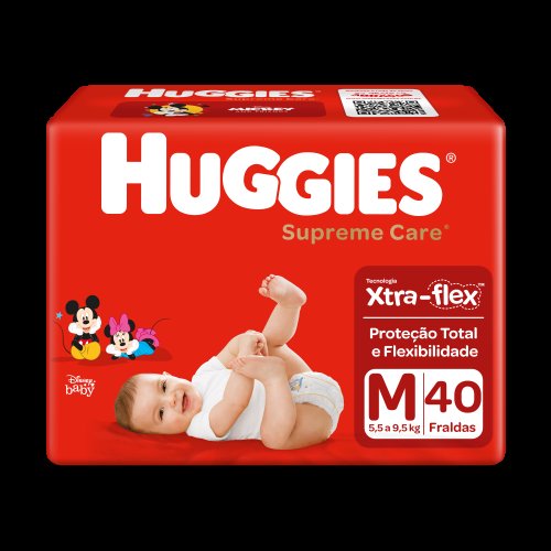 Fralda Huggies Supreme Care M - 40 Fraldas