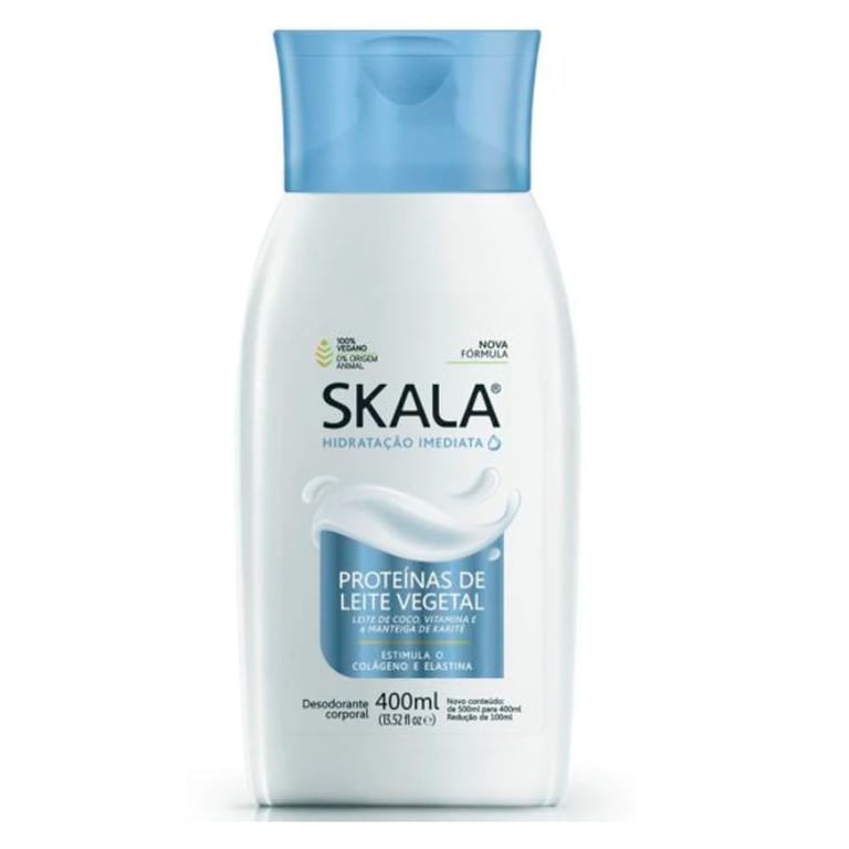 Hidratante Desodorante Corporal Skala Proteínas de Leite Vegetal com 500ml