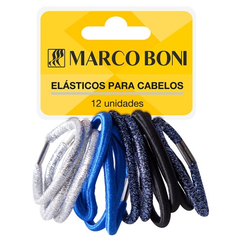 Elásticos para Cabelo sem Metal Marco Boni Colors