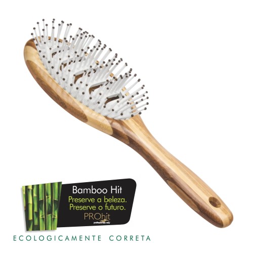 Escova Bamboo Hit Oval