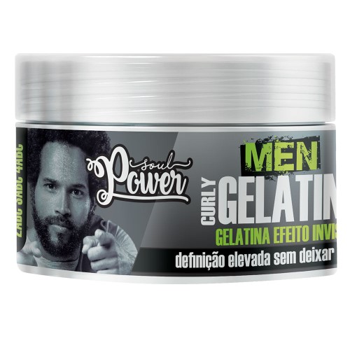 Soul Power Men Curly - Gelatina Invisível