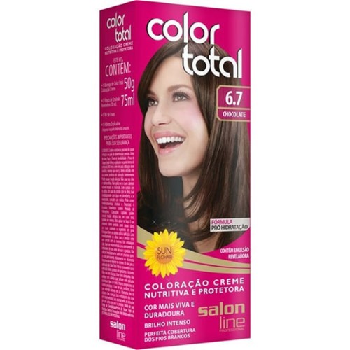 Tintura Salon Line Color Tot 6.7 Chocolate - Salon Line Color Total